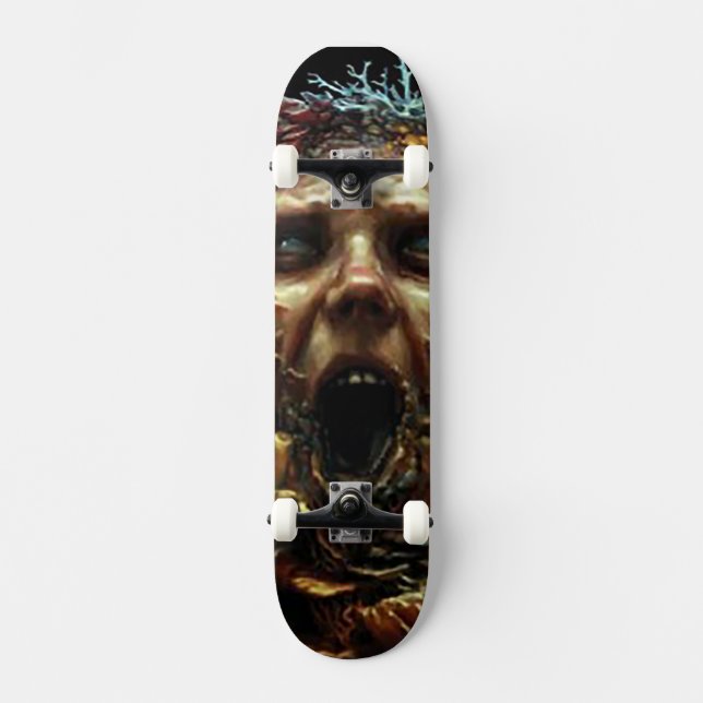 Skateboard Grito de Horror (Anverso)
