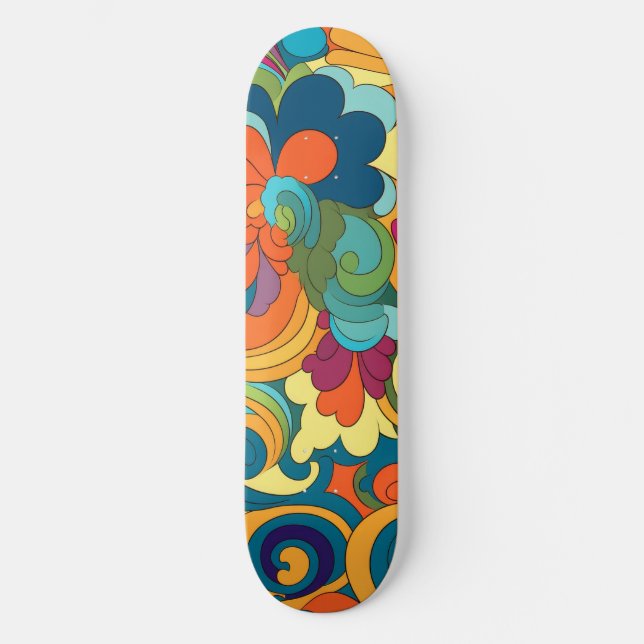Skateboard Groovy Art (Anverso)