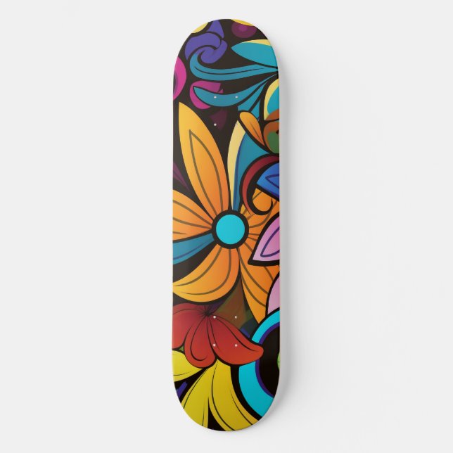 Skateboard Groovy Art (Anverso)