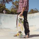 Skateboard Groovy estético retro Resumen Pastel Marble Divers<br><div class="desc">Esta cubierta de skateboard de mármol pastel combina suaves remolinos de color rosa, menta, mostaza y lila para crear una atmósfera de ensueño y fluidez. Diseñado para los patinadores con un ojo puesto en las tendencias lúdicas y el estilo expresivo, este puente añade un toque artístico a cada paseo. Perfecto...</div>