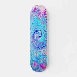 Skateboard Groovy Resumen Remo Robin de Swirl Azul de huevo