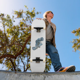 Skateboard Grouper - Diseño abstracto - Corte una foto