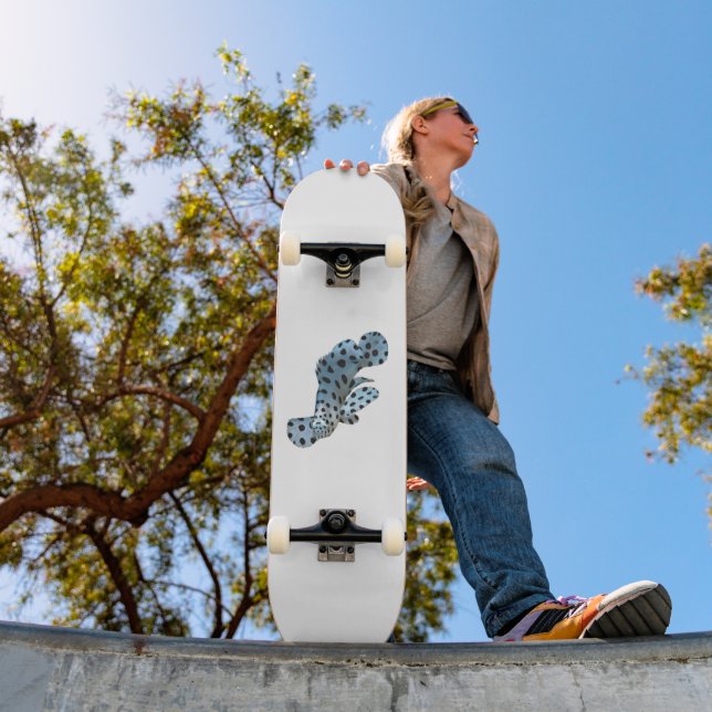 Skateboard Grouper - Diseño abstracto - Corte una foto | (Exterior 1)