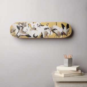 Skateboard Grúas japonesas vintage pájaro rico clásico