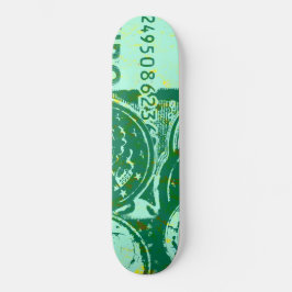Skateboard Grünes Geld