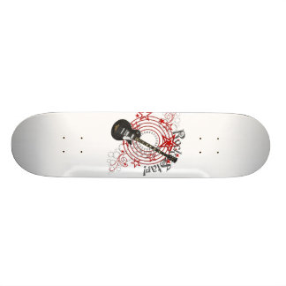 Skateboard Grunge de la guitarra de la estrella del rock del