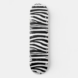 Skateboard Grunge Zebra