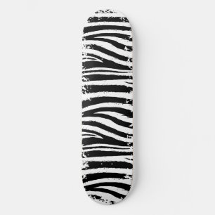 Skateboard Grunge Zebra