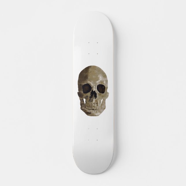 Skateboard Grungy Skull Halloween (Anverso )