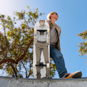 Skateboard Guapo hombre negro anime