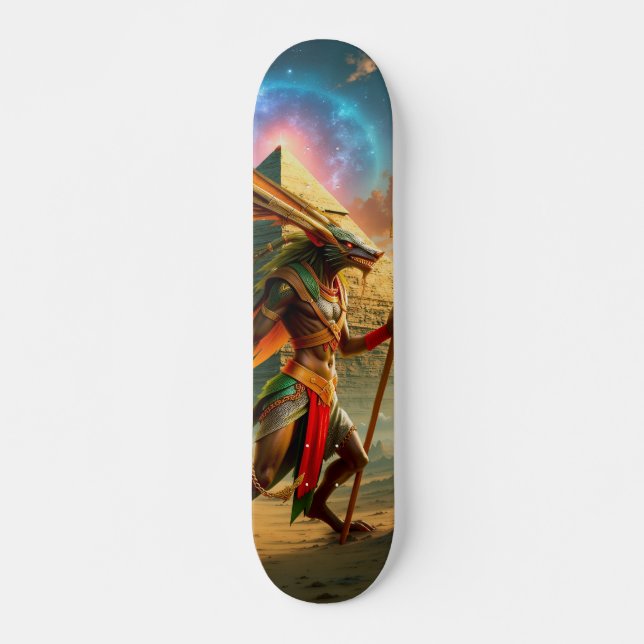 Skateboard Guardián de la Puerta Celestial – Anubis (Anverso )