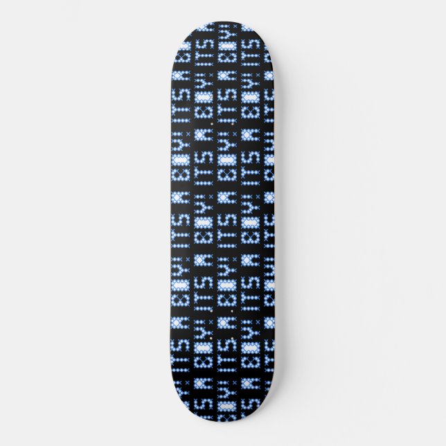 Skateboard Guay Black And Blue Es Un Personalizado De Patinaj (Anverso)