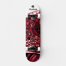 Skateboard Guay Black Red