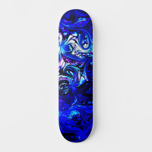 Skateboard Guay Blue Urban Abstract Street Art Inspied