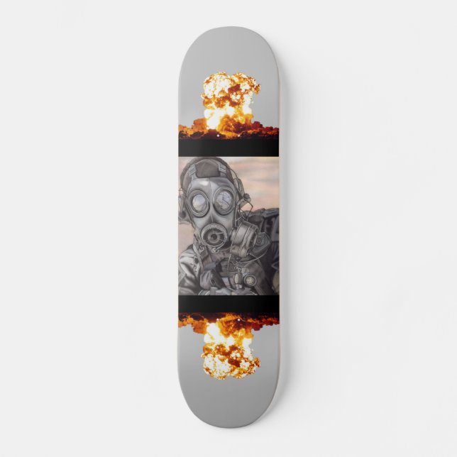 Skateboard Guay de explosión nuclear (Anverso)