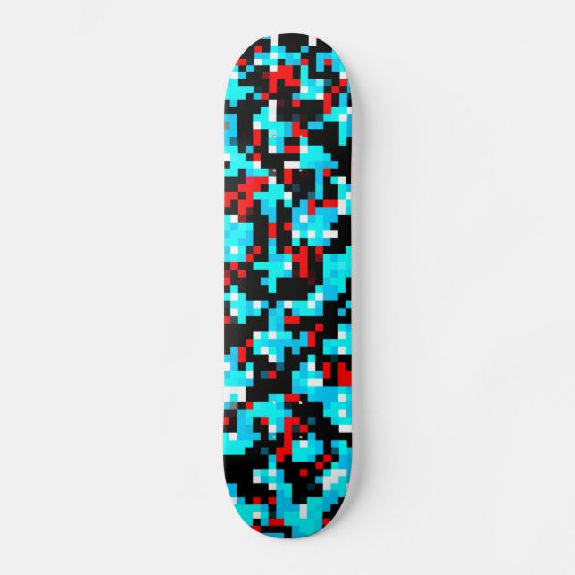Skateboard Guay de patrones multicolor (Anverso)