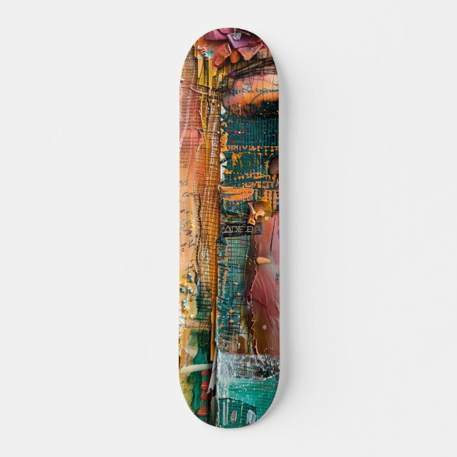 Skateboard Guay Funky Abstract Art (Anverso )