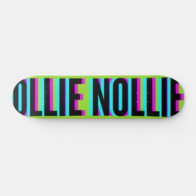 Skateboard Guay Glitch Light Green Ollie Nollie (Horz)