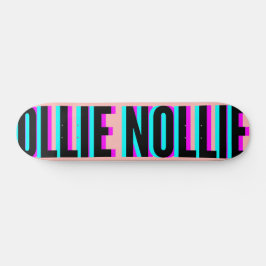 Skateboard Guay Glitch Light Pink Ollie Nollie