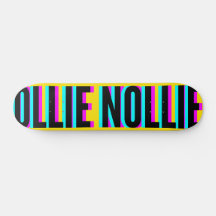 Skateboard Guay Glitch Light Yellow Ollie Nollie