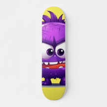 Skateboard Guay Purple Monster