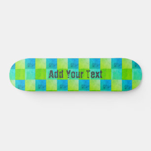 Skateboard Guay ruso azul y verde personalizado
