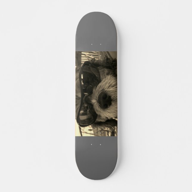Skateboard Guay Shih Tzu Dog (Anverso )