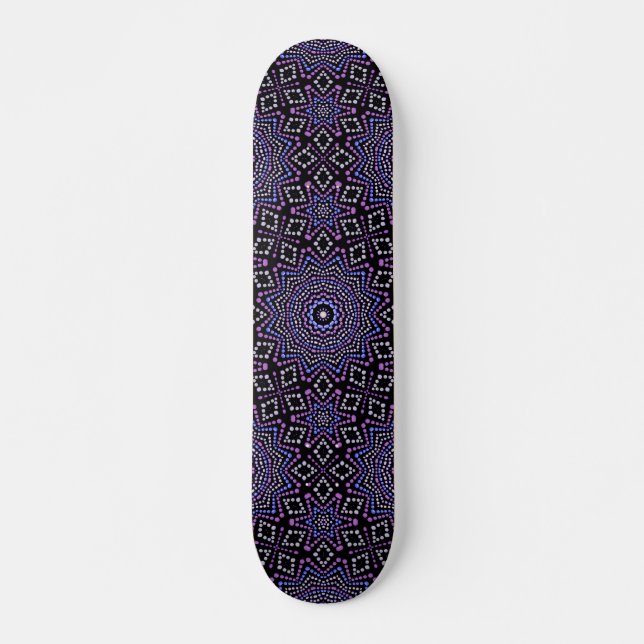 Skateboard Guay & Trendy Purple White Dot (Anverso )