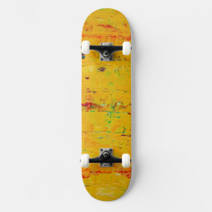 Skateboard Guay Yellow Aesthetic Art
