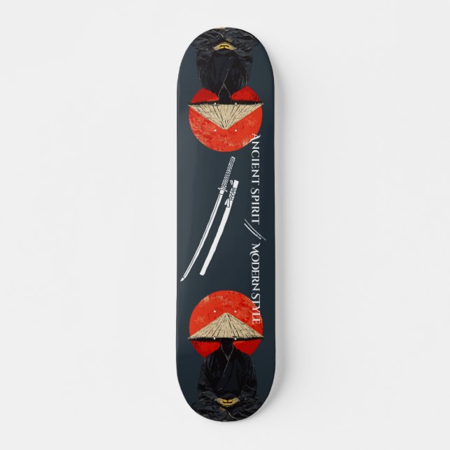 Skateboard Guerrero Samurái (Anverso )
