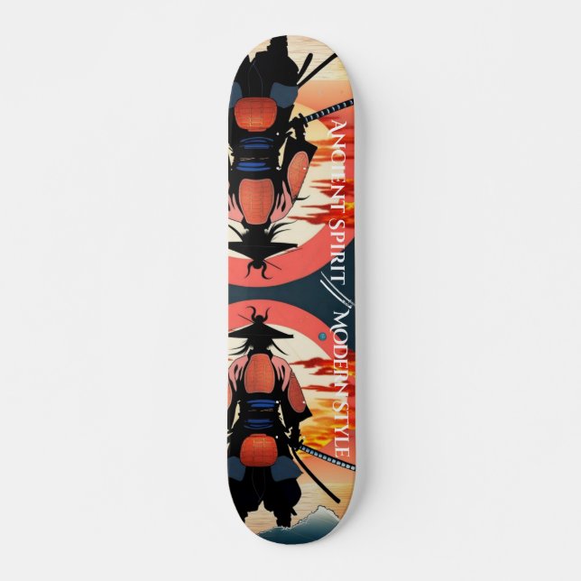 Skateboard Guerrero Samurái (Anverso )