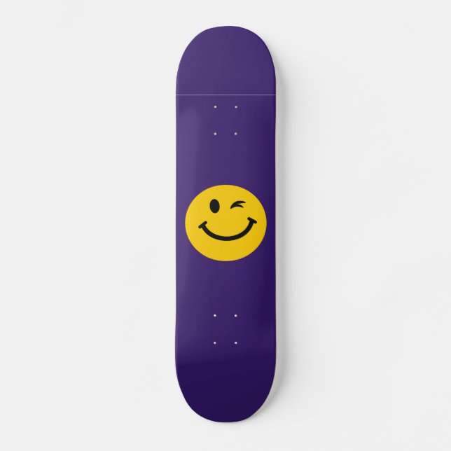 Skateboard Guiño de la cara (Anverso)