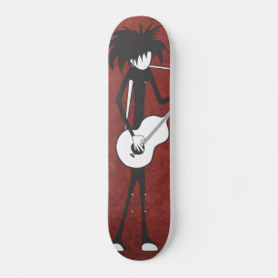 Skateboard Guitarista gótico