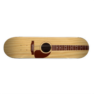 Skateboard Guitarra acústica
