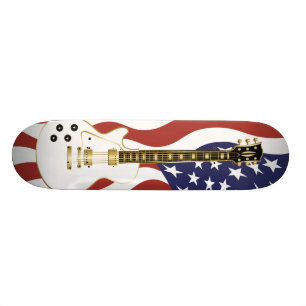 Skateboard Guitarra eléctrica del icono americano