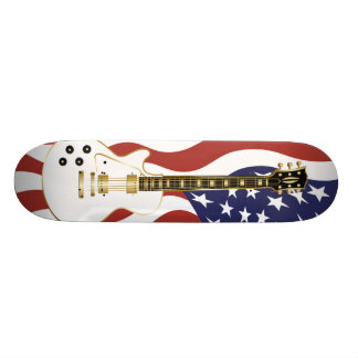 Skateboard Guitarra eléctrica del icono americano