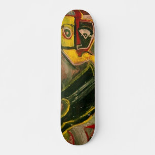 Skateboard Guitarrista abstracto VI