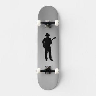 Skateboard Guitarrista con sombrero personal