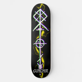 Skateboard Gungnir Odin Spear White