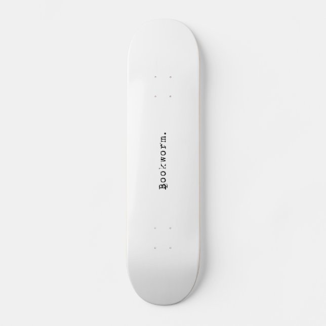 Skateboard Gusano de biblioteca (Anverso)