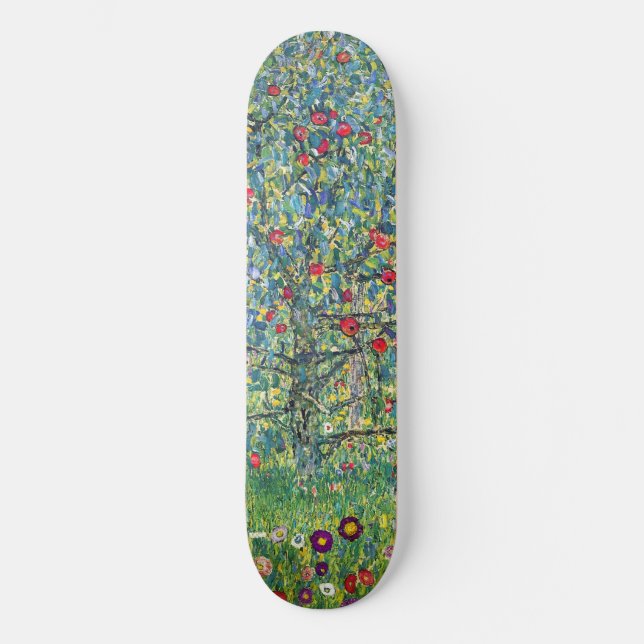 Skateboard Gustav Klimt - Árbol de manzanas (Anverso)