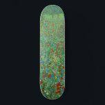 Skateboard Gustav Klimt - Campo de amapola<br><div class="desc">Campo de amapola / Campo de los cachorros - Gustav Klimt,  Petróleo en lienzo,  1907</div>