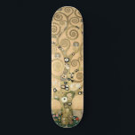 Skateboard Gustav Klimt - El árbol de la vida, la frisa de es<br><div class="desc">El árbol de la vida,  Stoclet Frieze,  parte central del panel izquierdo - Gustav Klimt,  Cardboard,  1909</div>