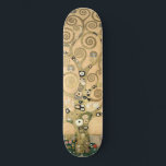 Skateboard Gustav Klimt - El árbol de la vida, la frisa de es<br><div class="desc">El árbol de la vida,  Stoclet Frieze,  parte central del panel izquierdo - Gustav Klimt,  Cardboard,  1909</div>