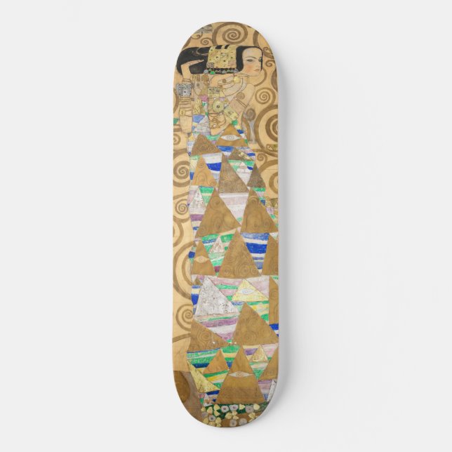 Skateboard Gustav Klimt - Expectativa, Frieze Stoclet (Anverso)