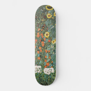 Skateboard Gustav Klimt Farm Garden with Sunflowers Gallery