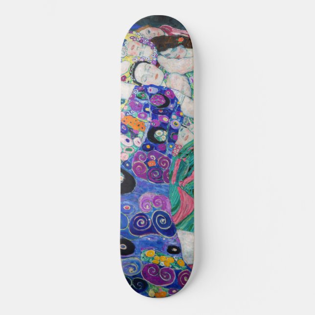 Skateboard Gustav Klimt - La Virgen (Anverso)