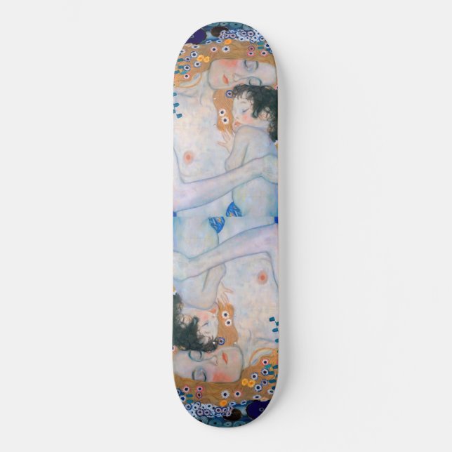 Skateboard Gustav Klimt - Madre e hijo (Anverso)