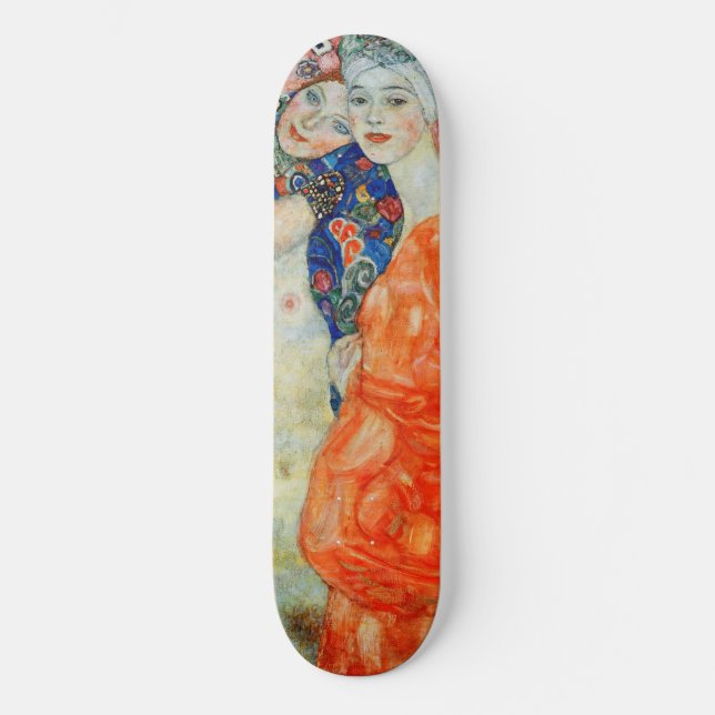 Skateboard Gustav Klimt - Mujeres amigas (Anverso)