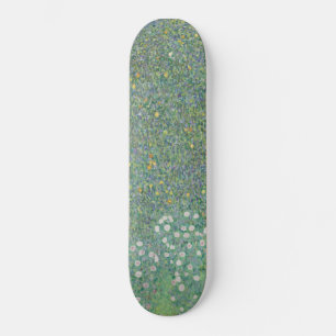 Skateboard Gustav Klimt Rosebushes bajo la galería de árboles